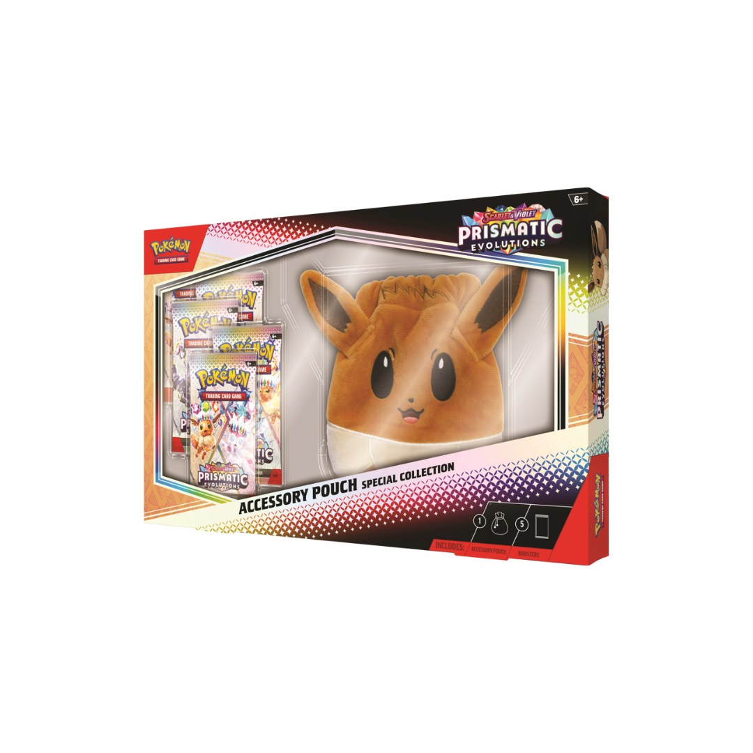 Pokemon TCG: Scarlet & Violet Prismatic Evolutions - Accessory Pouch Special Collection - Only at LinaLabo