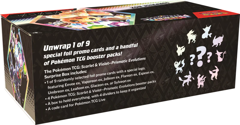 Pokemon TCG: Scarlet & Violet Prismatic Evolutions Surprise Box - Only at LinaLabo